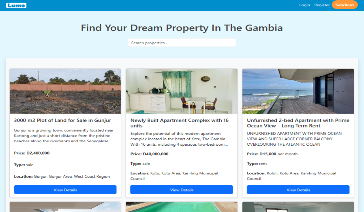 Lumo Project Screenshot